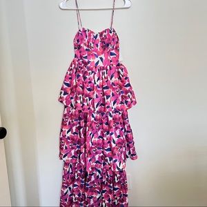 LAYERED BUSTIER SLIP DRESS